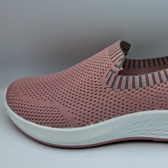LAUREN TAYLOR Womens Pink SNEAKERS Size 37 slip-on ESPADRILLE stunning - Picture 7 of 12